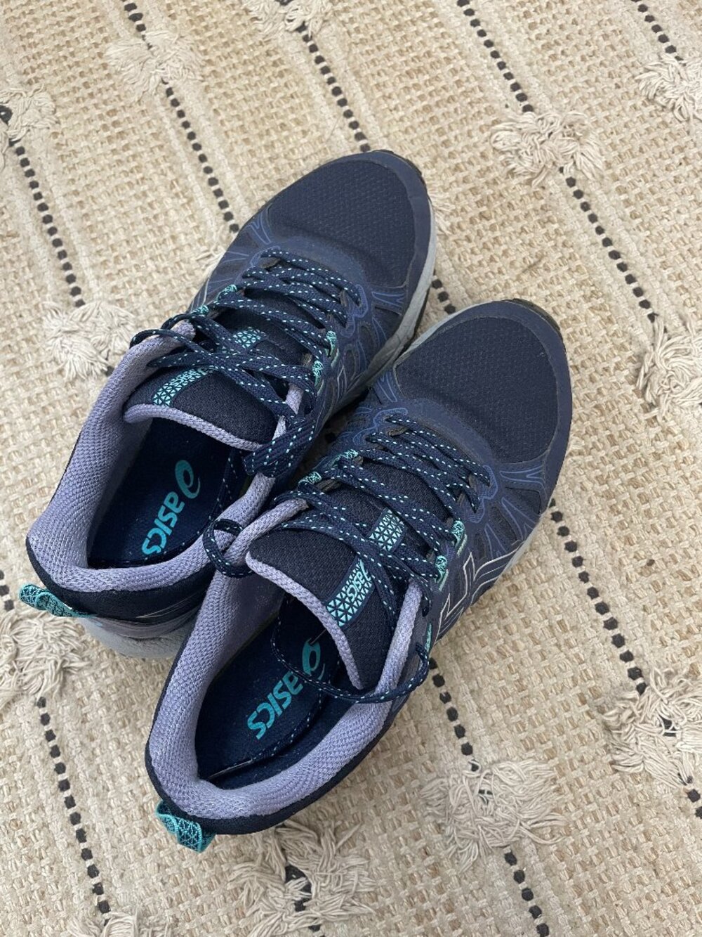 ASICS Gel Venture 7 Women’s Size 8.5 Navy Blue Trail Running Shoes 1012A476